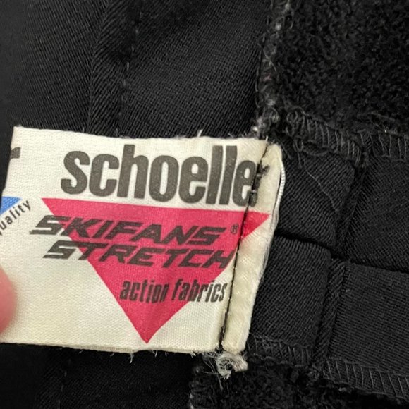 Schoeller of Switzerland VINTAGE Wool Blend Black Stirrup Ski Snowboard Pants - Picture 5 of 10